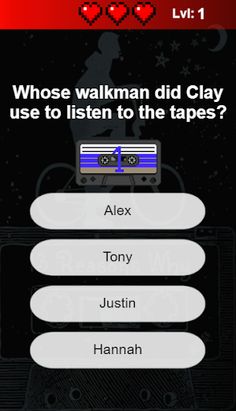 13 Reasons Quiz - Screenshot 1