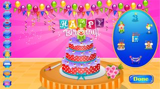 Cakes decoration for girls - Screenshot 2