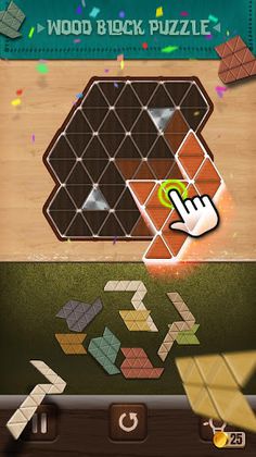 Wood Block Puzzle : Tangram - Screenshot 1