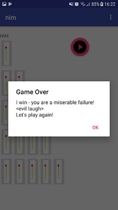 Nim - Classic Simple Matchstic - Screenshot 3