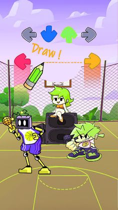 Funky Music Draw Match - Screenshot 1