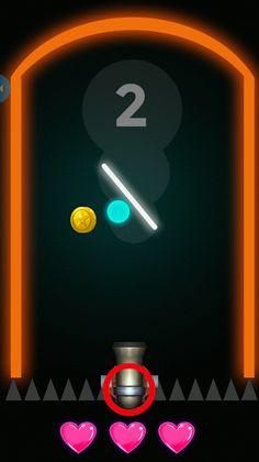 Glow Ball : Bouncy wall - Screenshot 3