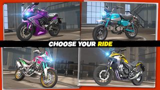 Biker racing motorbike 3D game - Screenshot 2