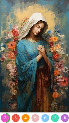 Bible Color By Number Game - Screenshot 1