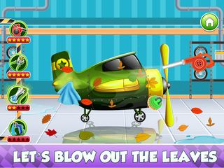 Airplane wash Games for kids - Screenshot 2