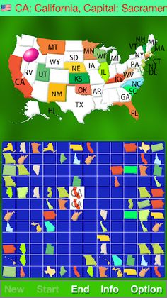 Map Solitaire - USA - Screenshot 4