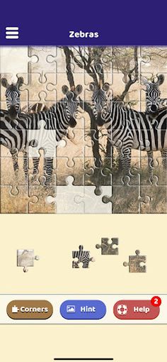 Zebra Love Puzzle - Screenshot 4