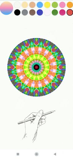 Mandala book: Color by number - Screenshot 1