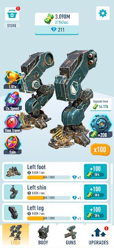 Idle Armored robots — war game - Screenshot 4