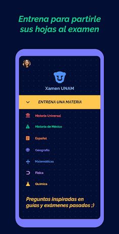 Examen UNAM 2022 - Screenshot 1