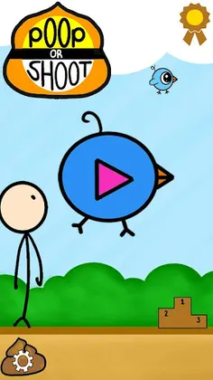 Poop or Shoot : Pigeon Poop Si - Screenshot 1