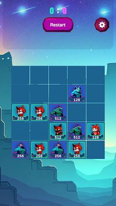 Cats vs Aliens 2048 - Screenshot 4