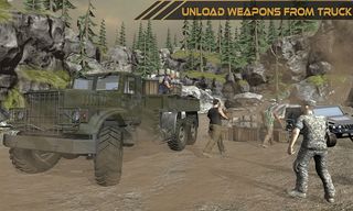 Dirt Road Army Cargo Truck - Screenshot 2
