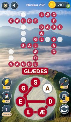 Ordspil Krydsord dansk - Screenshot 3