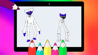 popply playtime coloring book - Screenshot 2