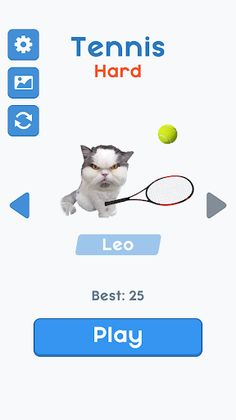 Cat Tennis Star - Screenshot 3
