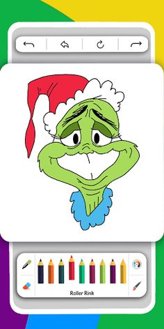 Grinch Coloring Book Game - Screenshot 1