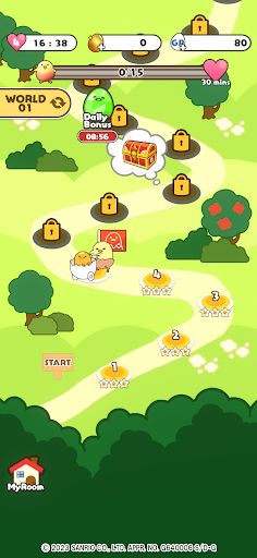 Gudetama Tap! PUZZLE - Screenshot 2