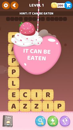 Stack Cookies Word Puzzle Game - Screenshot 1