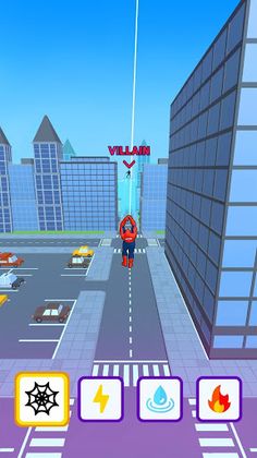 Web Shot: Rope swing hero game - Screenshot 2