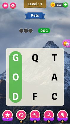 Word Search Puzzle English - Screenshot 1