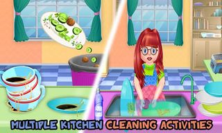 Dish Washing Games Girls Home - Screenshot 3
