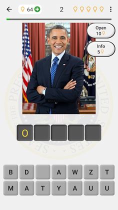 US Presidents and History Quiz - Screenshot 1