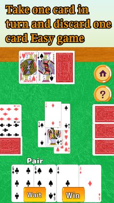 Playing Cards Game Two Pairs - Screenshot 1