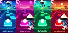 Smurf Cat tiles hop Music 3D - Screenshot 3
