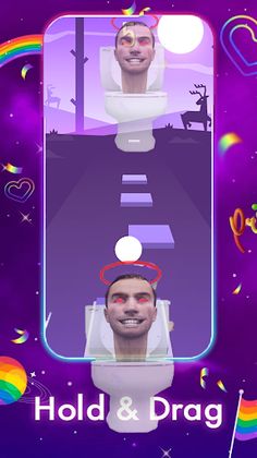 Skibidi Toilet Tiles Hop Music - Screenshot 2