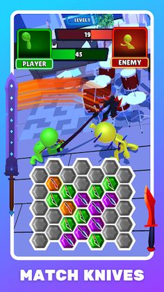 Match Knife 3D - Screenshot 2