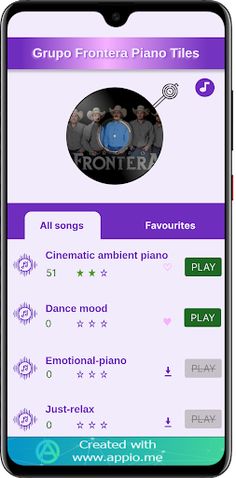 Grupo Frontera Piano Tiles - Screenshot 3