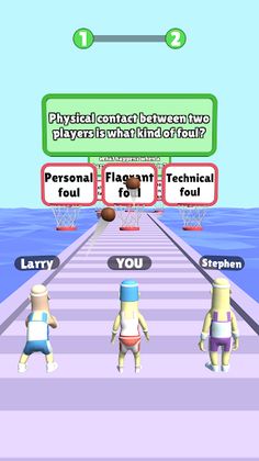 Basketball Quiz Run - Screenshot 1
