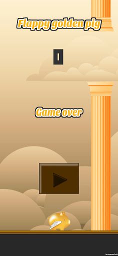 Flappy Golden Pig - Most expen - Screenshot 1