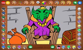 Coloring Book-Gears vs Goblins - Screenshot 2