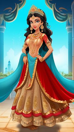Indian Princess Dress Up - Screenshot 2