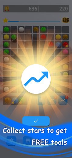 Color Lines - Match Five tiles - Screenshot 3