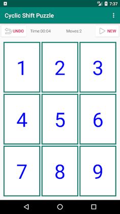 CSP - Cyclic Shift Puzzle - Screenshot 1