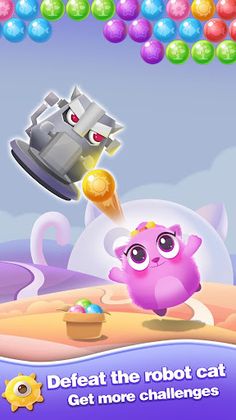 Bubble Cats - Bubble Shooter P - Screenshot 1