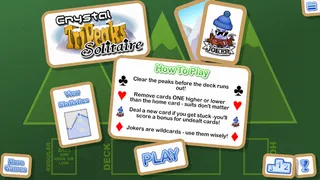 Crystal TriPeaks Solitaire - Screenshot 2
