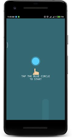TapRush Blue - satisfying tapp - Screenshot 2