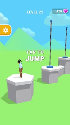 Gymnastic Jump 3D - Screenshot 1