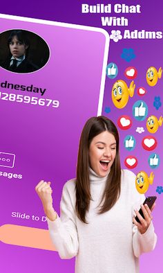 Wednesday Addams Fake call & V - Screenshot 2