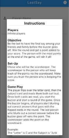 LastSay: Beat Your Friends, Fa - Screenshot 2