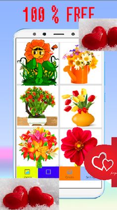 Beauty Flowers Coloring Number - Screenshot 4