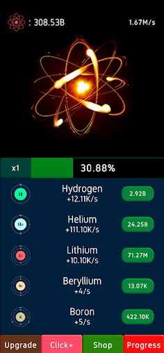Atom Idle: Incremental Clicker - Screenshot 1