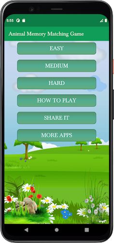 Animal Memory Matching Game - Screenshot 1