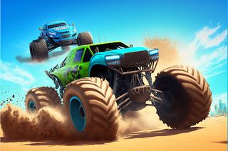 Monster Truck Stunt Game Car - Screenshot 2