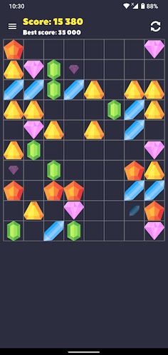 Jewels 98: Five in a row, line - Screenshot 2