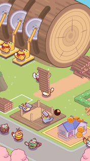 Lumbercat: Cute Idle Tycoon - Screenshot 3